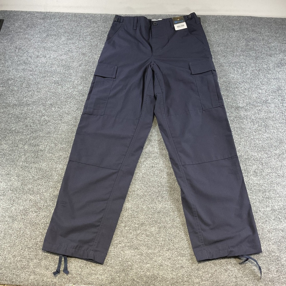 Galls Mens Tactical Cargo Pants Navy Blue Small Regular Ripstop Uniform 52566-C3